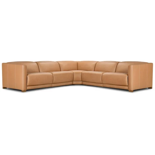 Windsor - Sectional Sofa Power Reclining - Leather