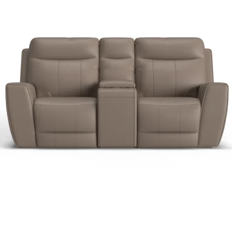 Leonardo Love Seat with Console - Image 2