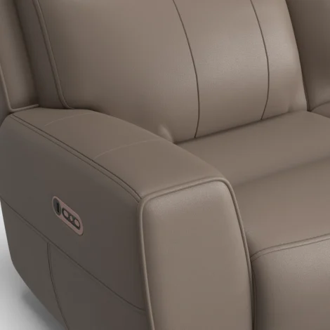 Leonardo - Sectional - Leather Power Recliner - Image 8