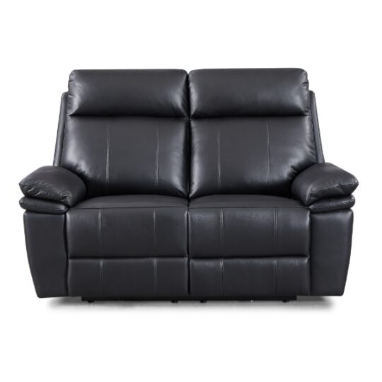 Countess - Loveseat - Leather - Black