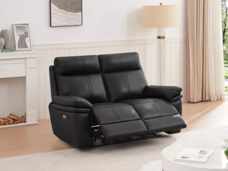 Countess - Loveseat - Leather - Black - Image 3
