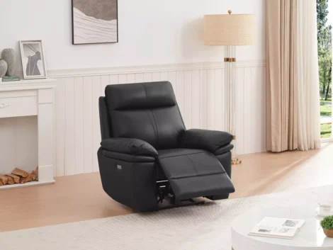 Countess - Armchair - Leather - Black