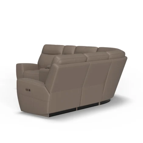 Leonardo - Sectional - Leather Power Recliner - Image 6