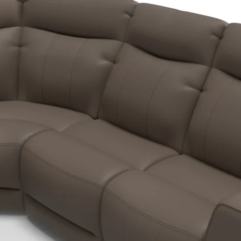 Leonardo - Sectional - Leather Power Recliner - Image 4