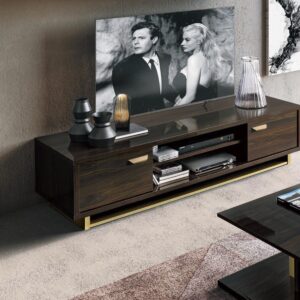 Volare Walnut Italian TV Cabinet