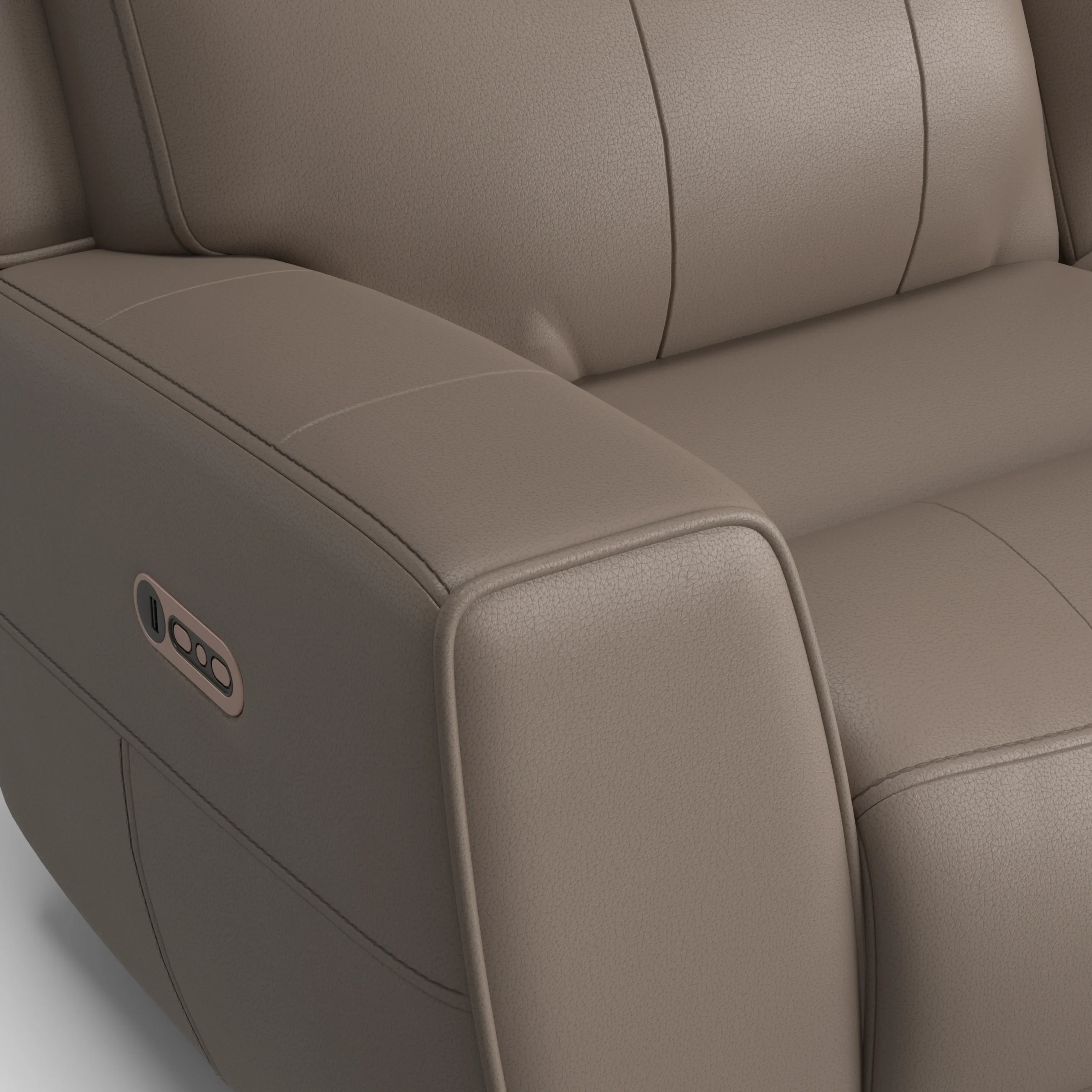 Leonardo 3 seater sofa - power recliner - Image 6