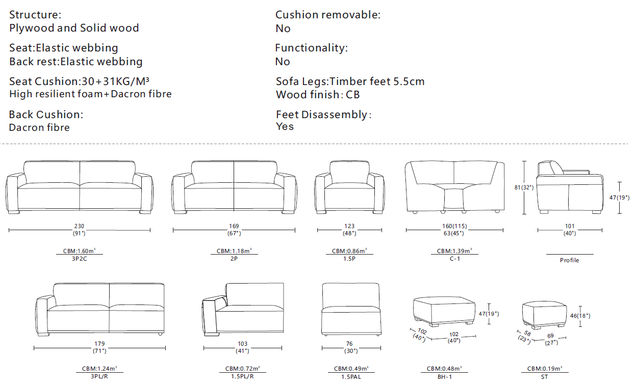 Ashville - Sectional sofa - Image 4