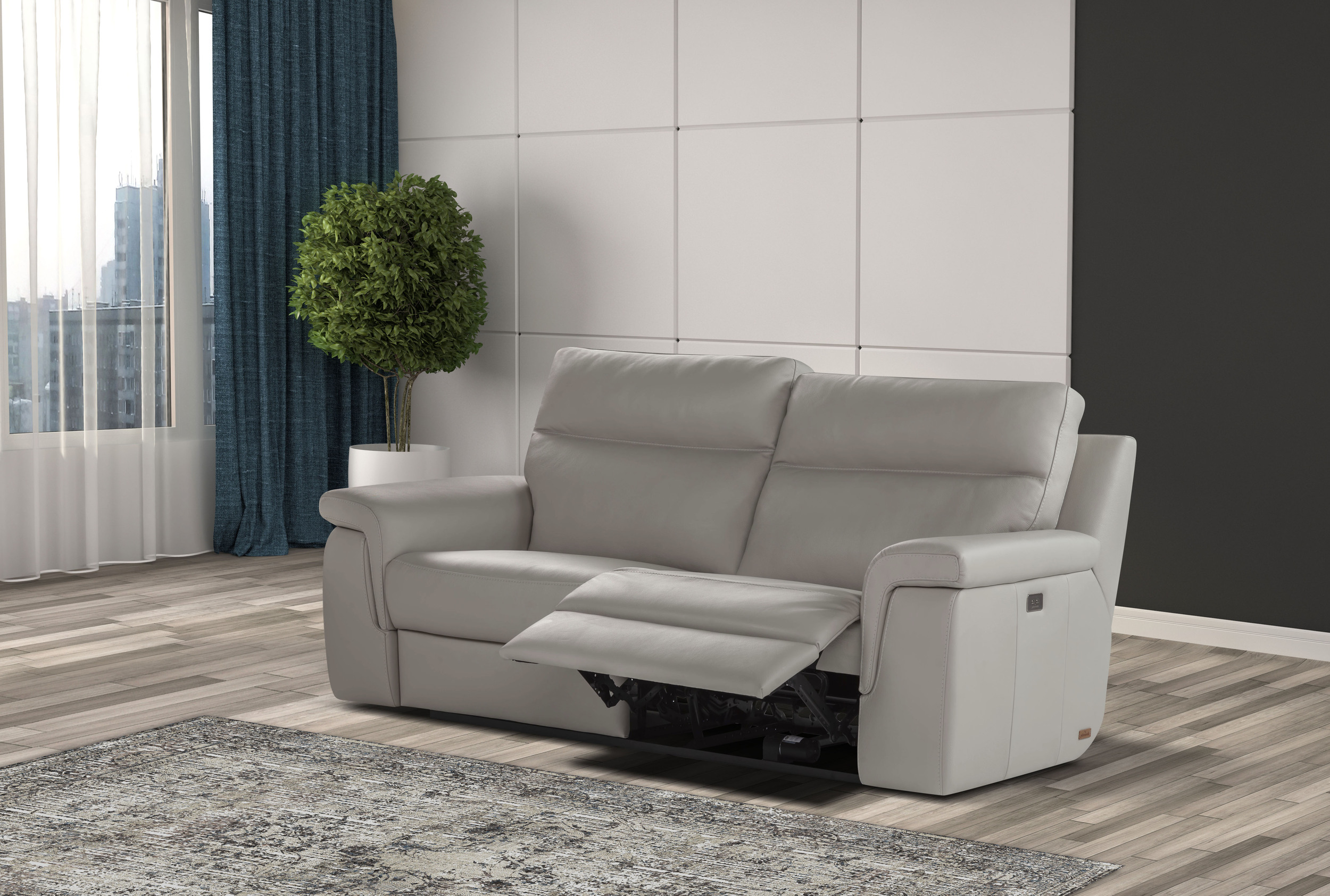 Alan - 3 seater Sofa - Power Recliner