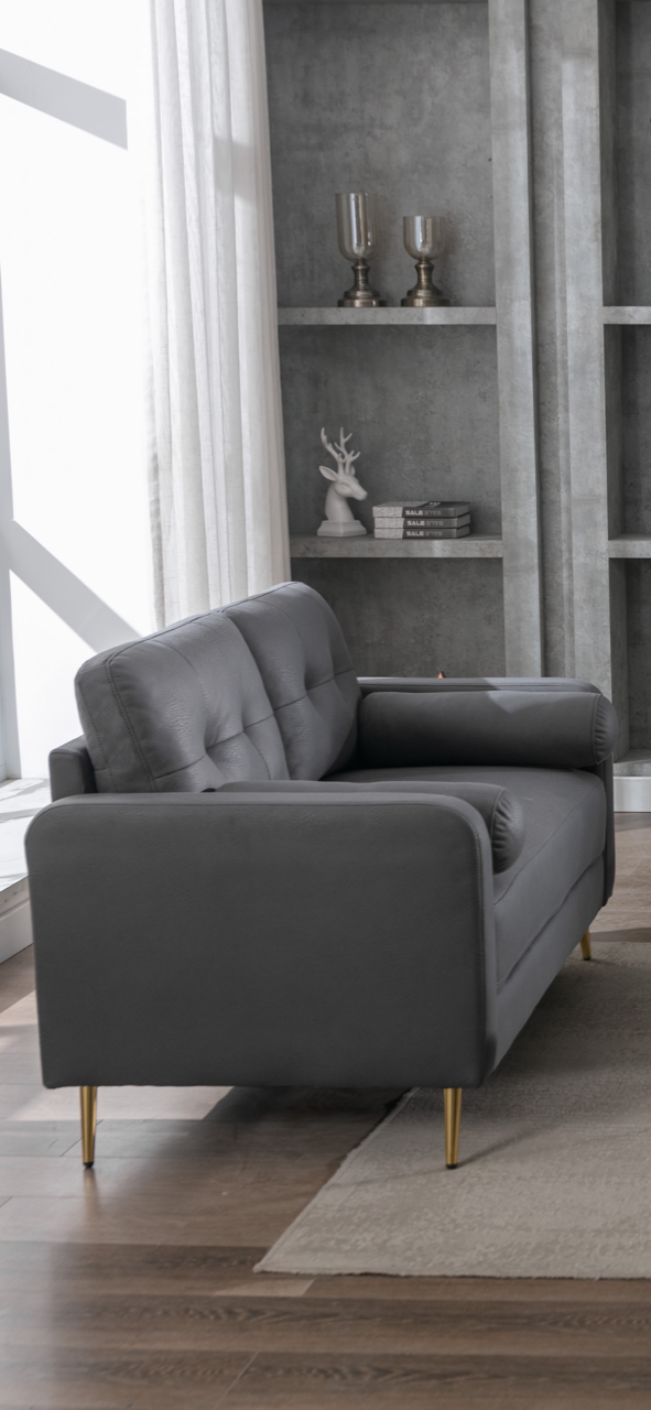 Julie Love Seat Brown - Image 5