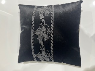 Cushion - Velvet stock 4 Black