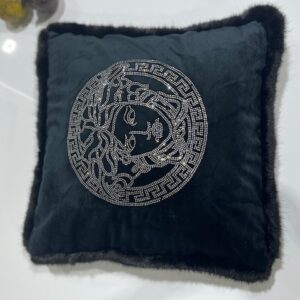 Cushion - velvet stock 2 Black