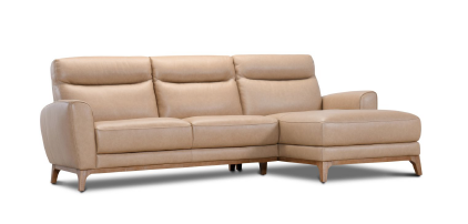 Chapel - 3 Seater Chaise - Leather