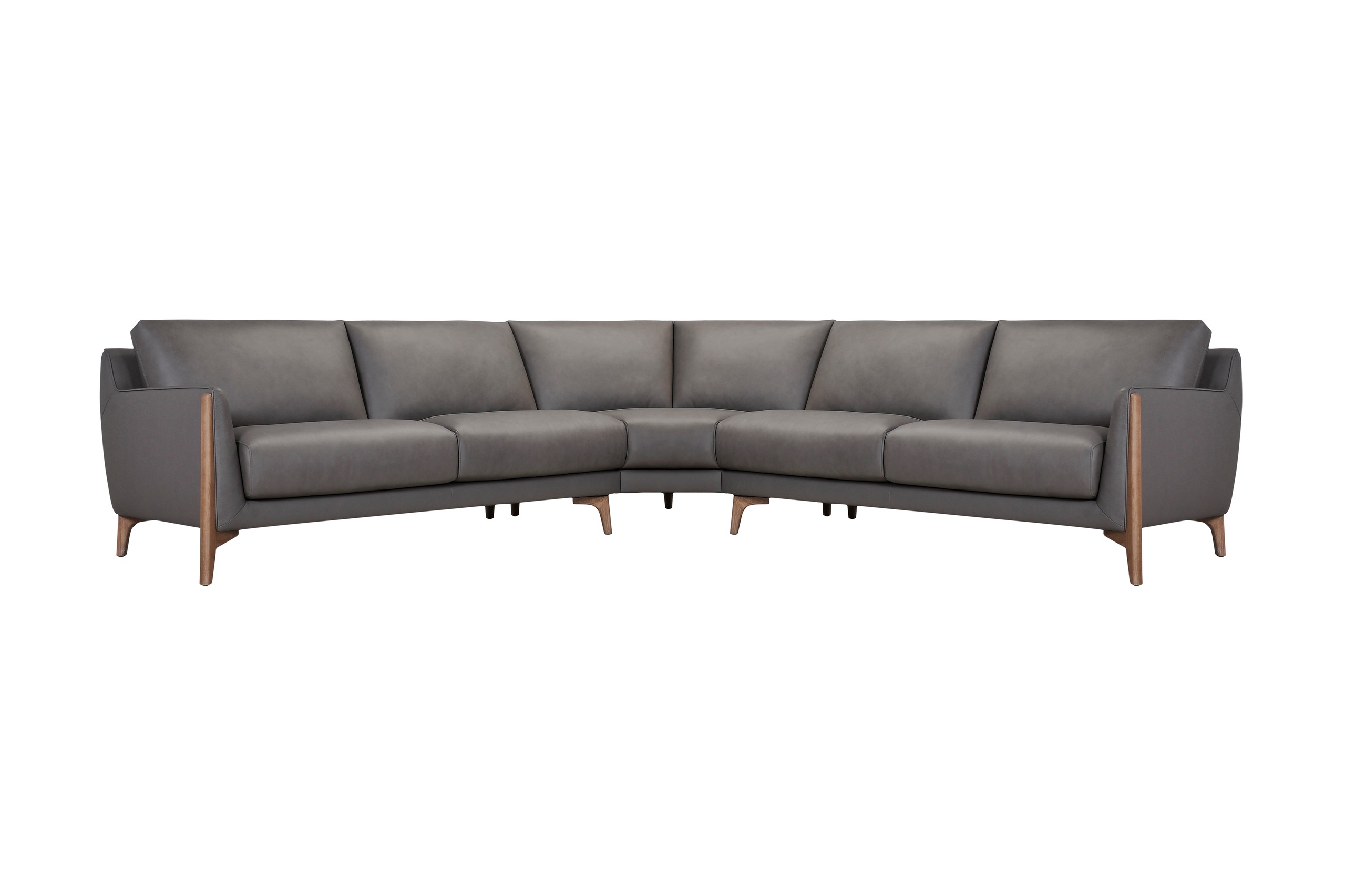 Durham - Sectional sofa - 3 seat corner 3 seat - Leather