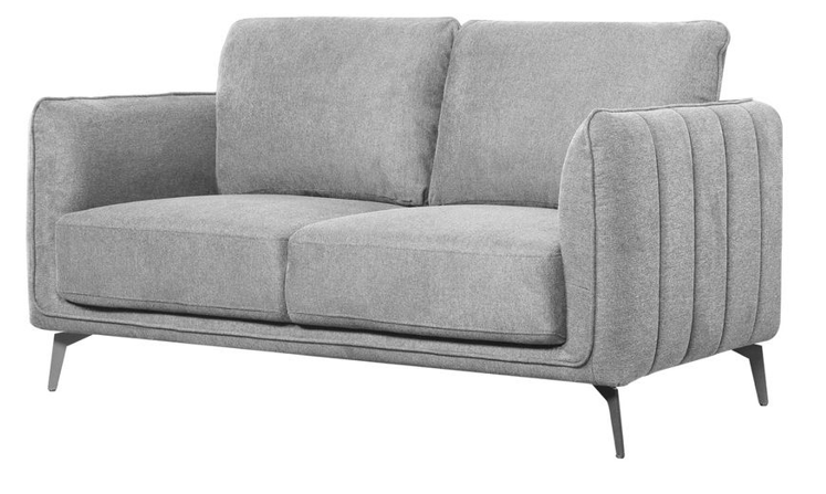 Venice - Light Grey 3 Seater Sofa - Image 3
