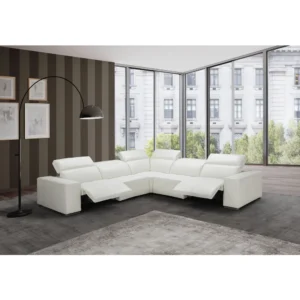 Camilla - Sectional Power Recliner - White