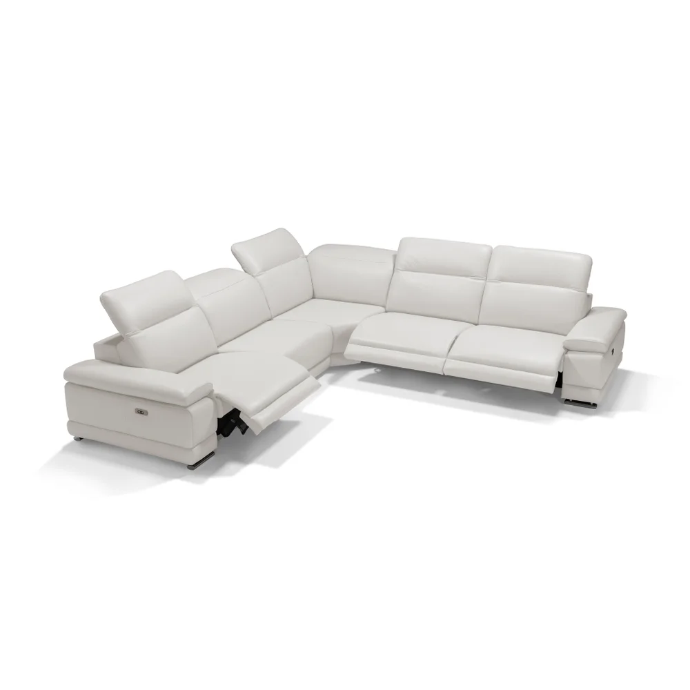 Escape - Sectional Power Recliner - White - Image 3